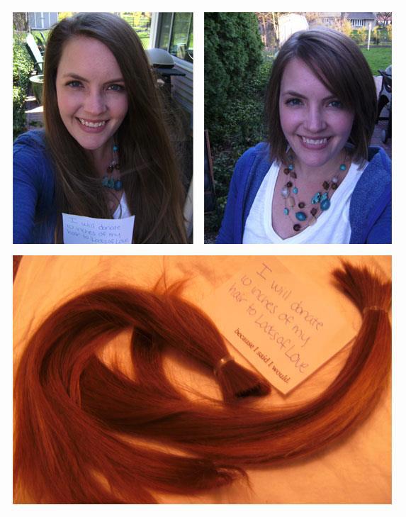 I will donate 13 inches of my hair to Locks of Love.