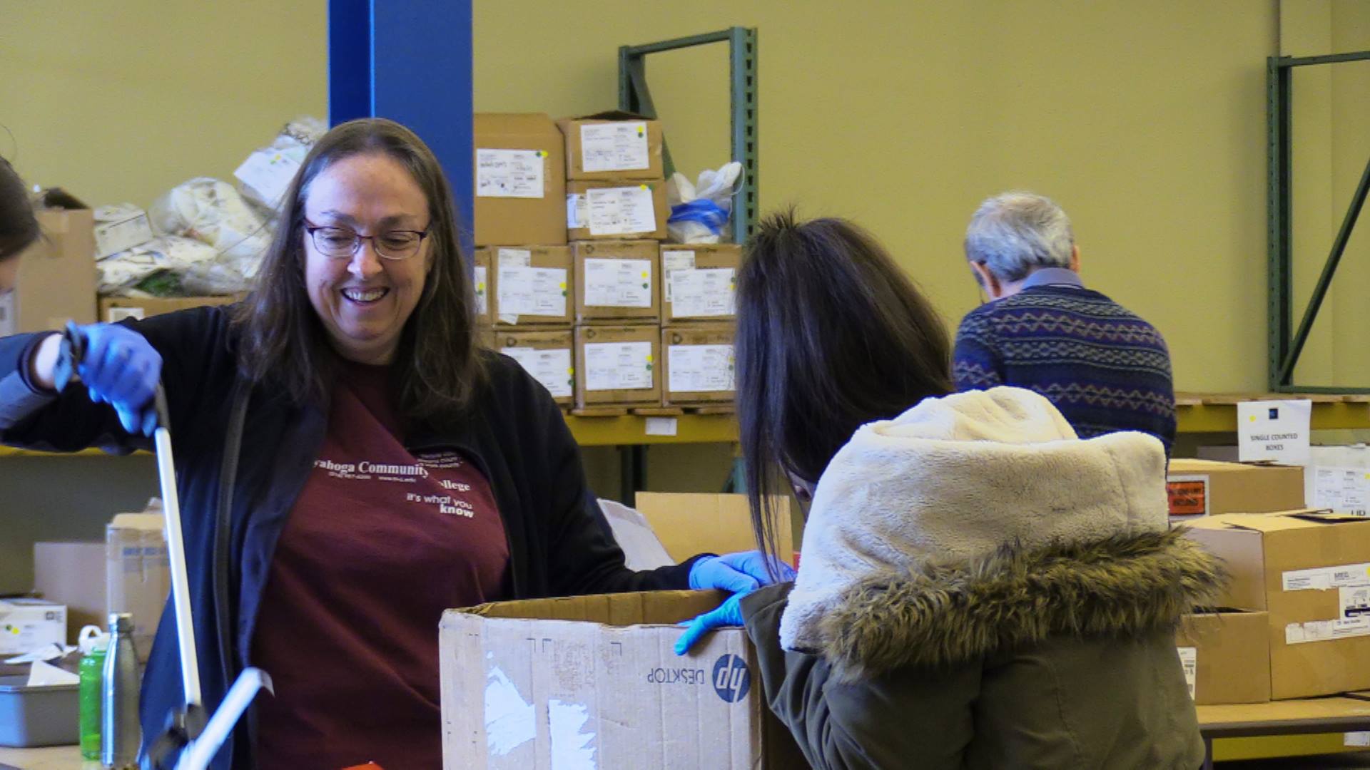 Cleveland: Donation Sorting at Medwish - because I said I would.